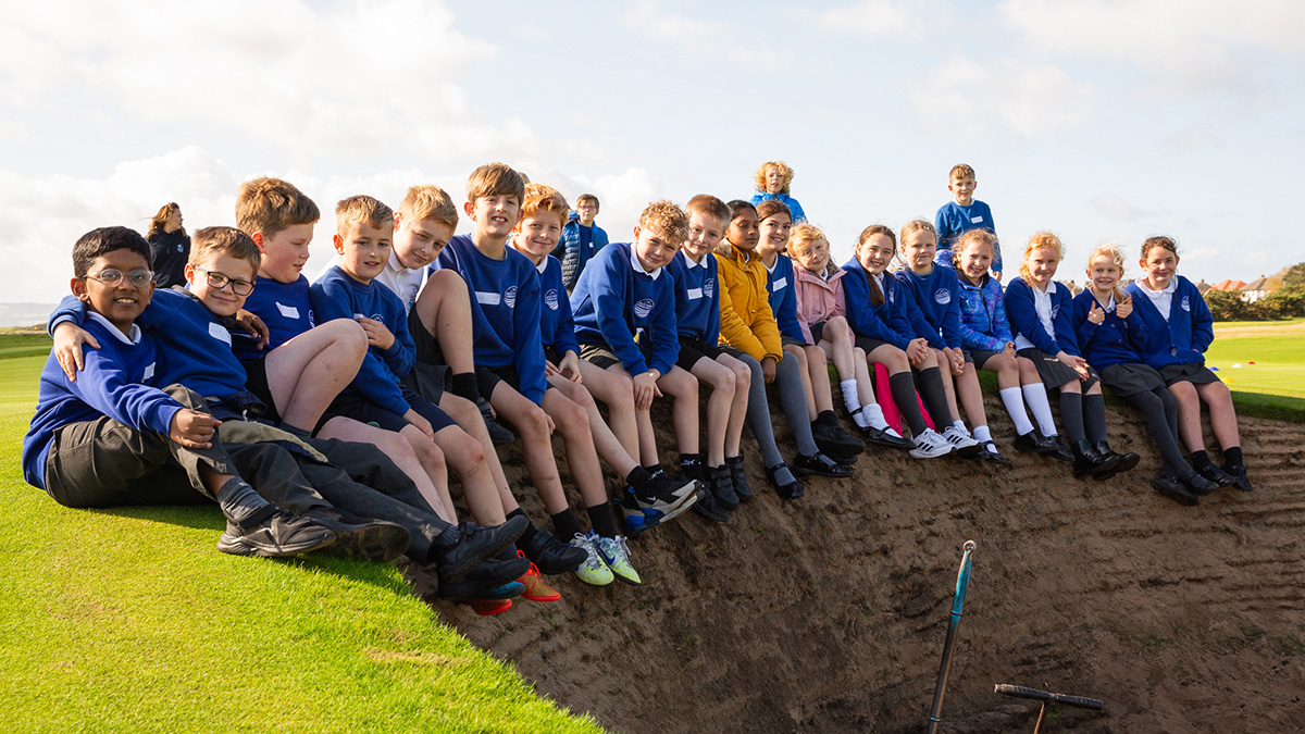 Pupils at a First Green event in Liverpool